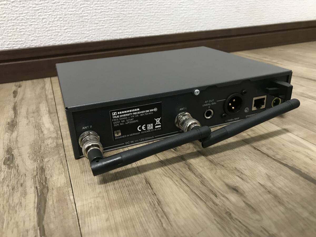 SENNHEISER ゼンハイザー EM300 G3 ワイヤレスレシーバー ダイバーシティ 3の画像6