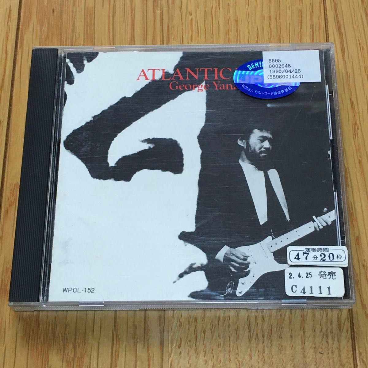 used CD 柳ジョージ　ATLANTIC WIRE  国内盤　中古CD アトランティック.ワイアー