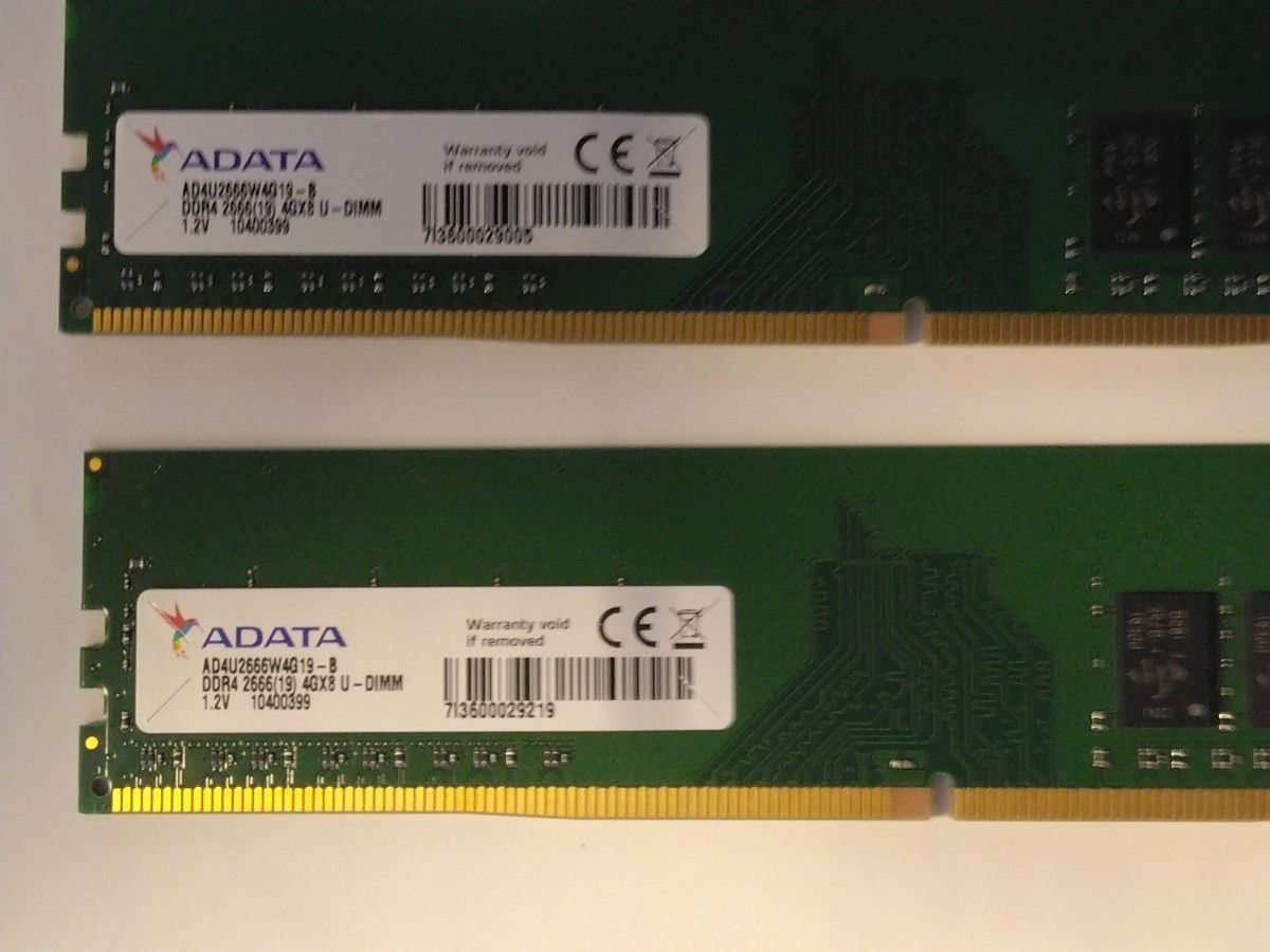 ADATA DDR4  2666  16Gb（4Gb×　4）