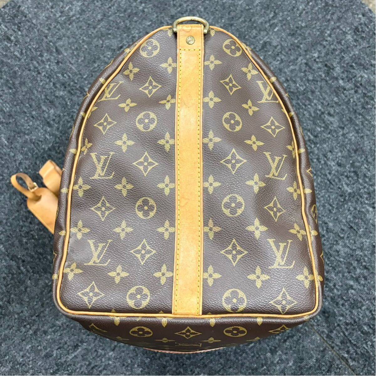 ★1円スタート★LOUIS VUITTON ルイヴィトン モノグラム キーポルバンドリエール50 M41416 ボストンバッグ シリアルVI0994旅行バック2WAYの画像6