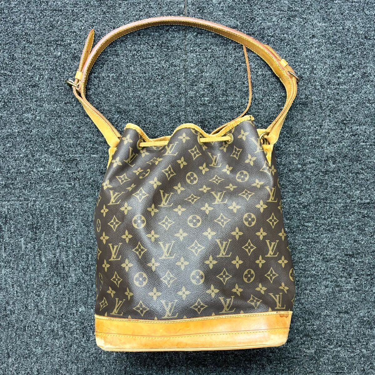 ★1円スタート★LOUIS VUITTON ルイヴィトン モノグラム ノエ M42224/シリアルSP0996巾着 ショルダーバッグ ワンショルダーバック肩掛け の画像1