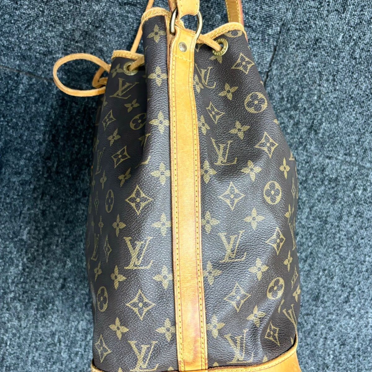 ★1円スタート★LOUIS VUITTON ルイヴィトン モノグラム ノエ M42224/シリアルSP0996巾着 ショルダーバッグ ワンショルダーバック肩掛け の画像5