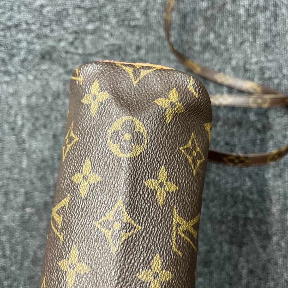 ★1円スタート★LOUIS VUITTON ルイヴィトン モノグラム ミニスピーディ M41534ショルダー付き 2WAY ハンドバッグ ブラウン 廃盤ビンテージ_画像3