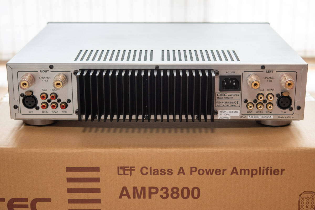 【難あり】C.E.C. AMP3800 シルバー (2009年製) 元箱あり_画像2