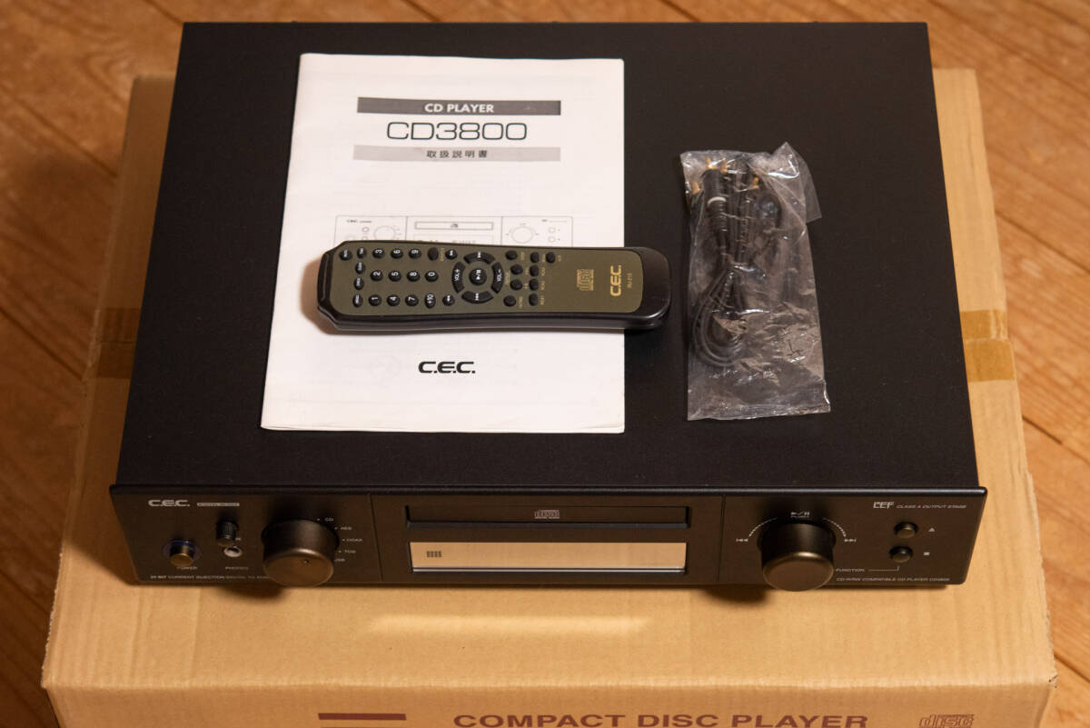 【付属品完備】C.E.C. CD3800 ブラック (2009年製) 元箱あり_画像4