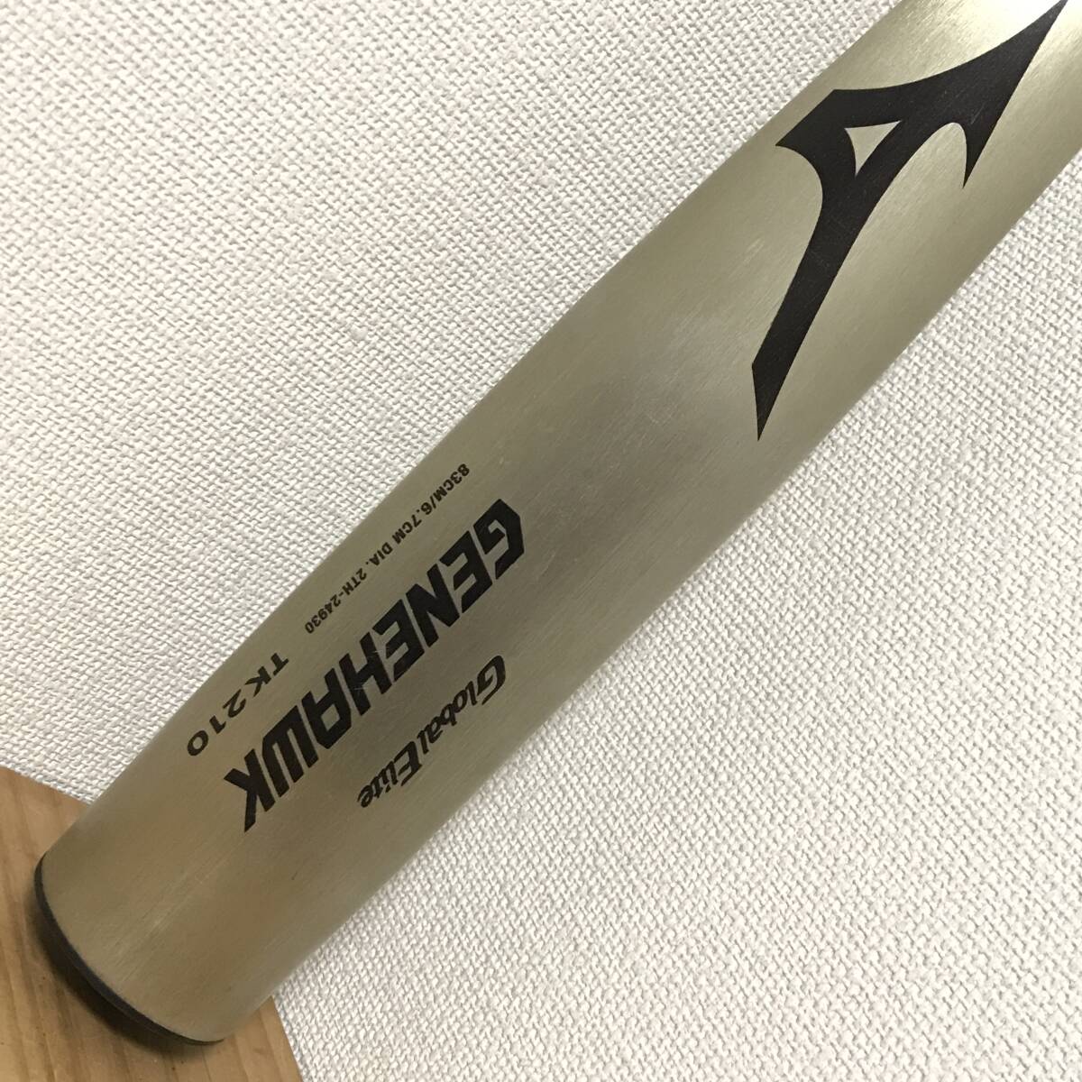 一般硬式用◆ミズノ Global Elite GENEHAWK 83cm 900g 金属バット グローバルエリート 野球 中古 MIZUNO ジェネホーク_画像4