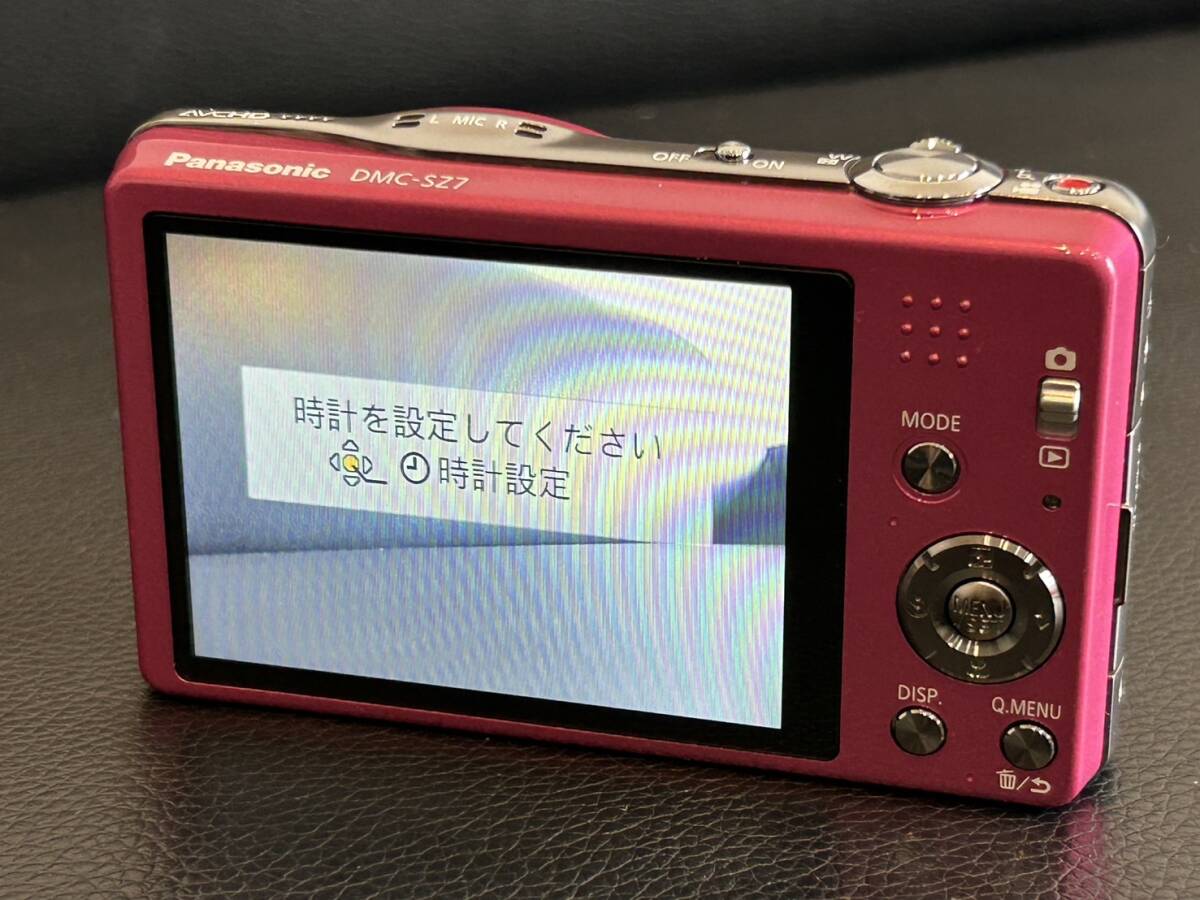 LUMIX ルミックス デジカメ DMC-SZ7 Panasonic デジタルカメラ パナソニック 付属品無し_画像8