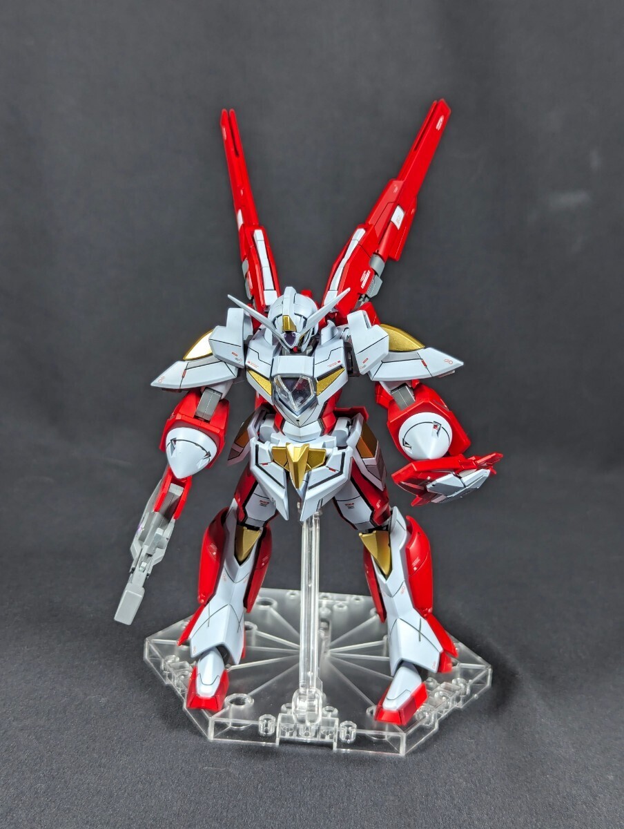 1円スタート 完成品 塗装改修済 バンダイ HG 1/144 リボーンズガンダム 機動戦士ガンダム00 ガンプラ_画像7