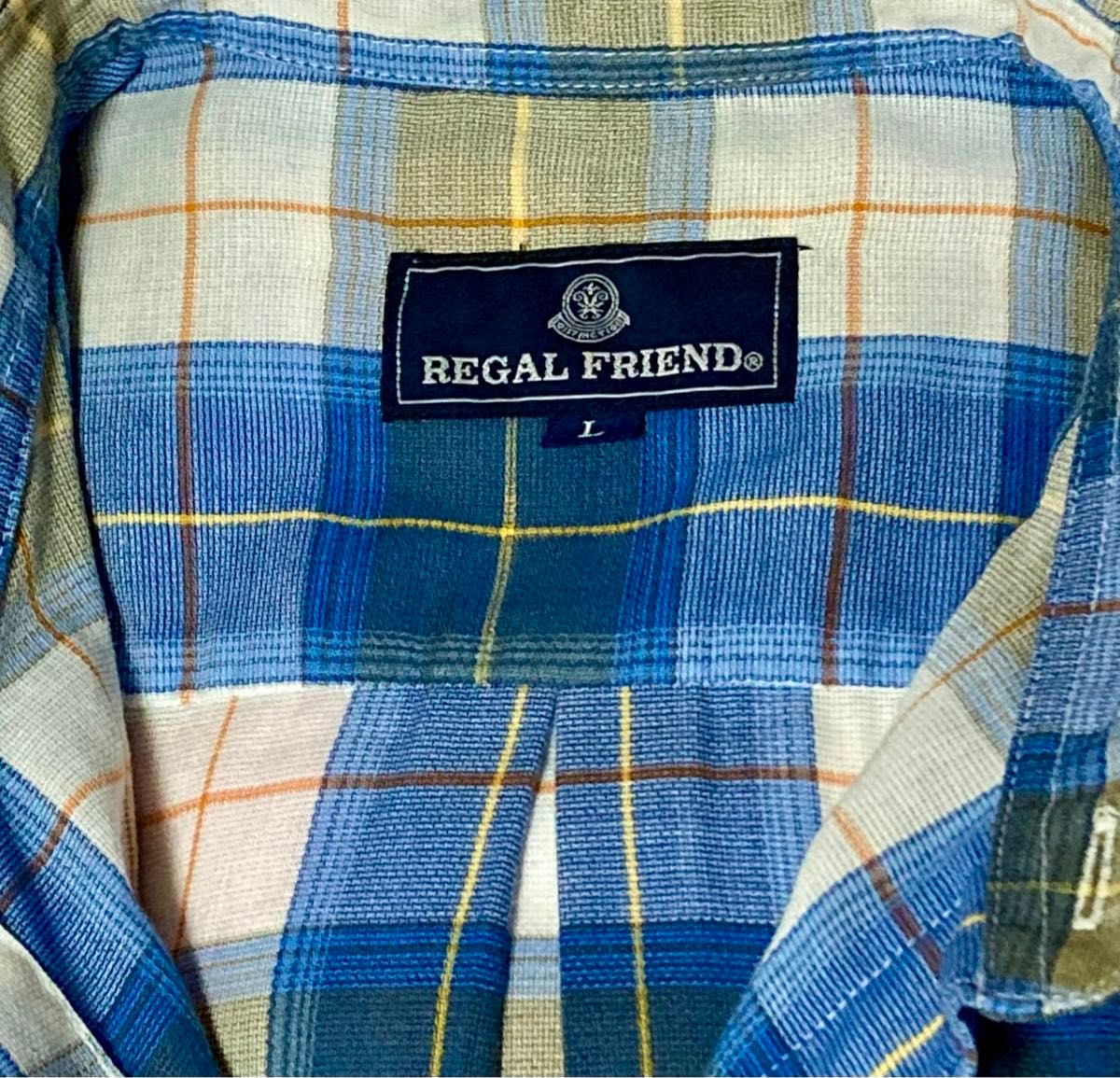 【REGAL FRIEND】メンズカジュアルシャツ　L