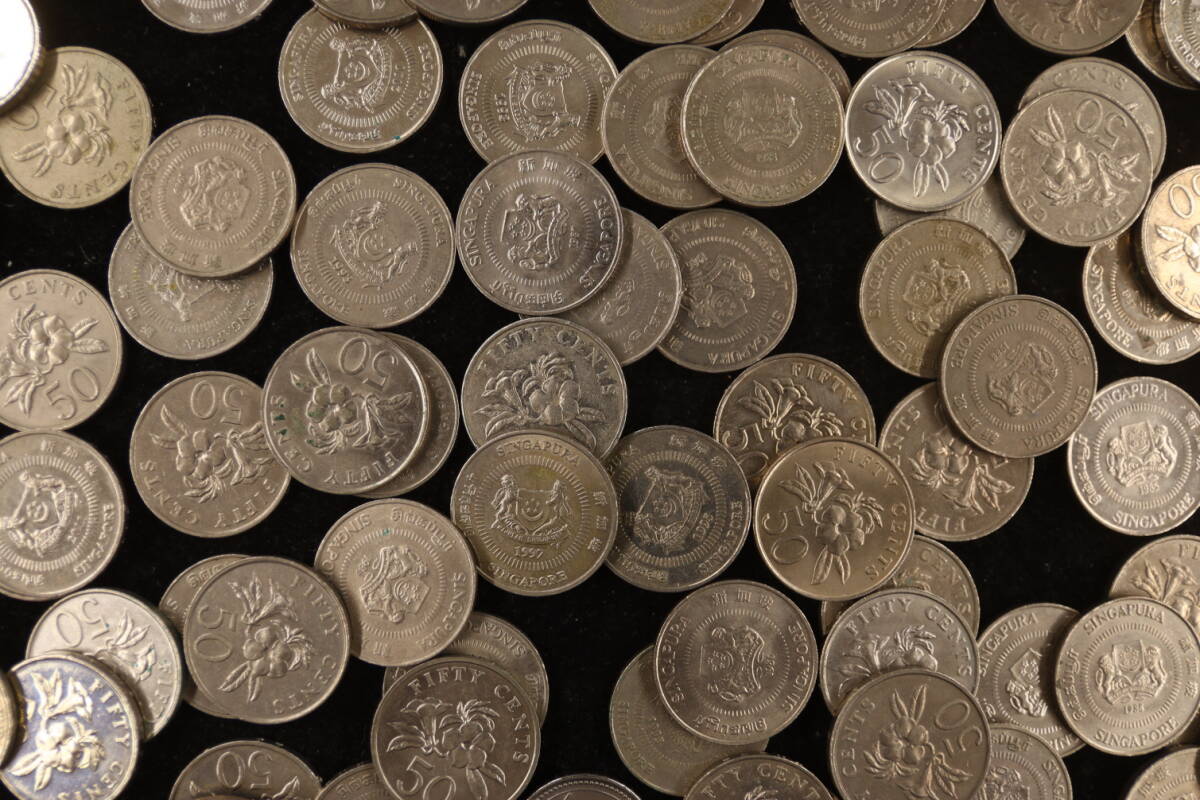シンガポール ドル 計329ドル まとめて おまとめ 大量 海外コイン 外国コイン 古銭 コイン 硬貨_画像7