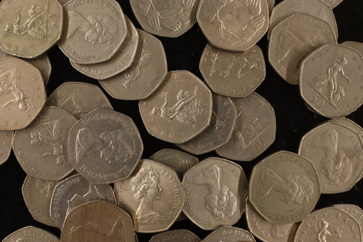 イギリス ポンド ペンス 計228ポンド まとめて おまとめ 大量 外国コイン 海外コイン 古銭 コイン 硬貨_画像6