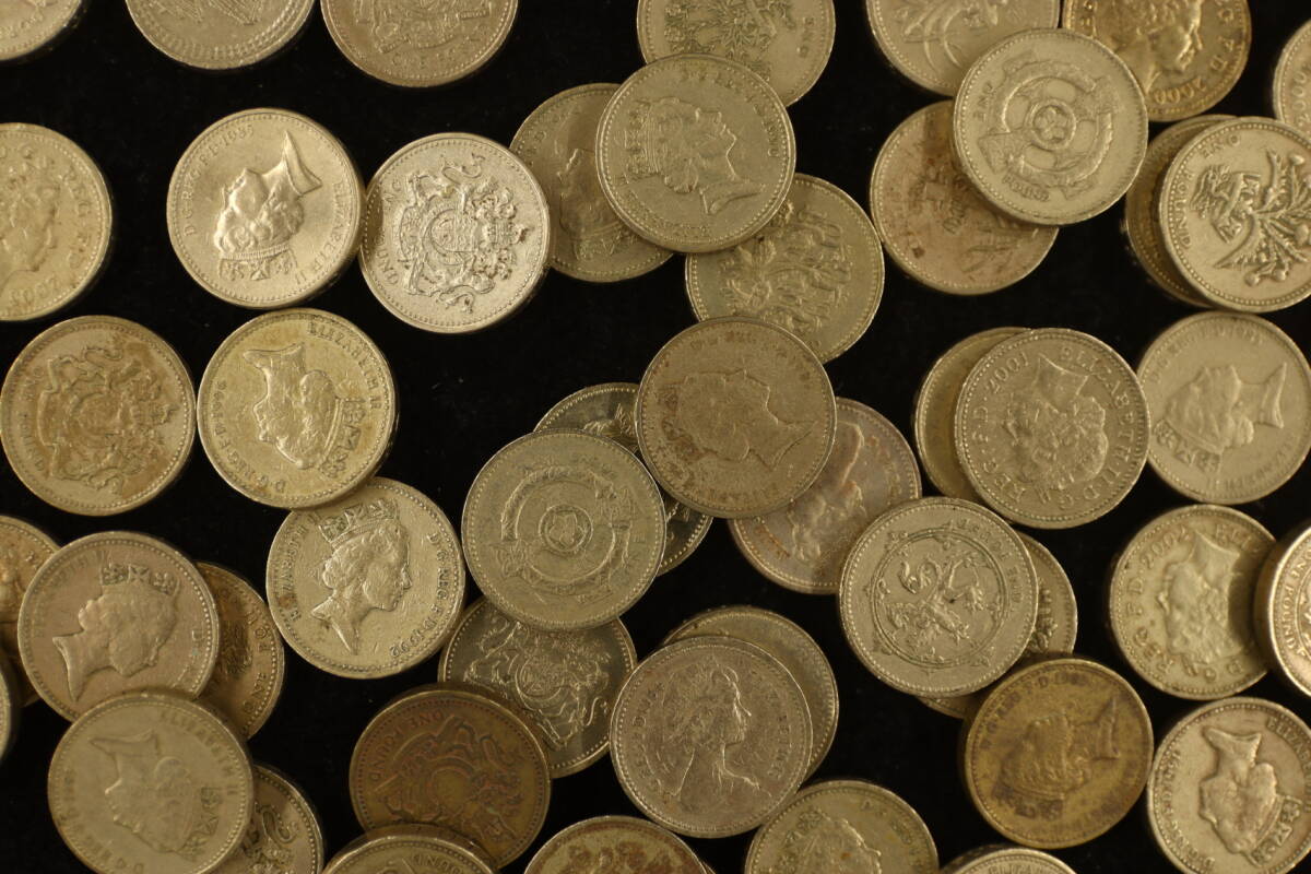 イギリス ポンド ペンス 計228ポンド まとめて おまとめ 大量 外国コイン 海外コイン 古銭 コイン 硬貨_画像3