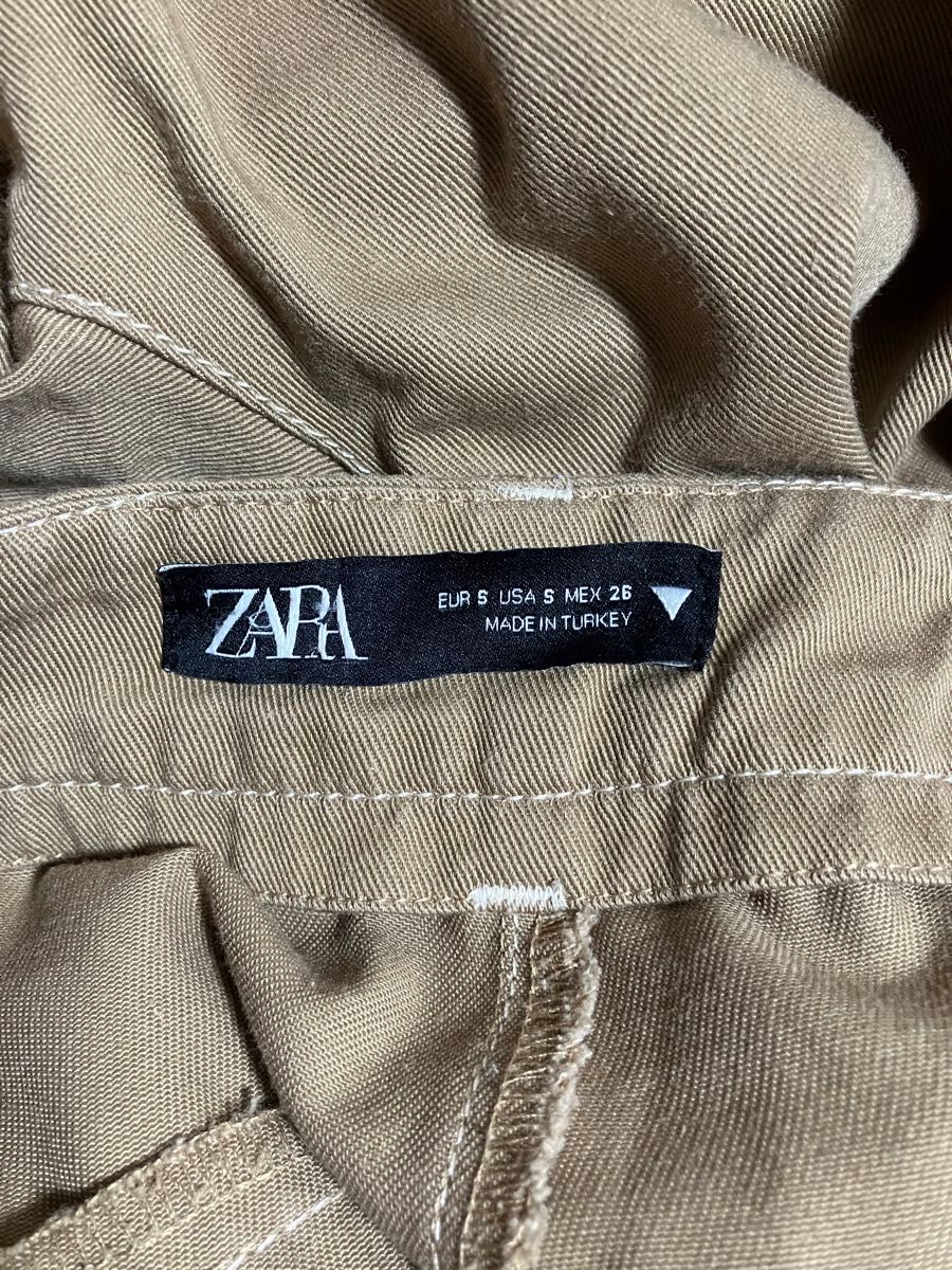 ZARA  バルーンパンツ　アンクル丈