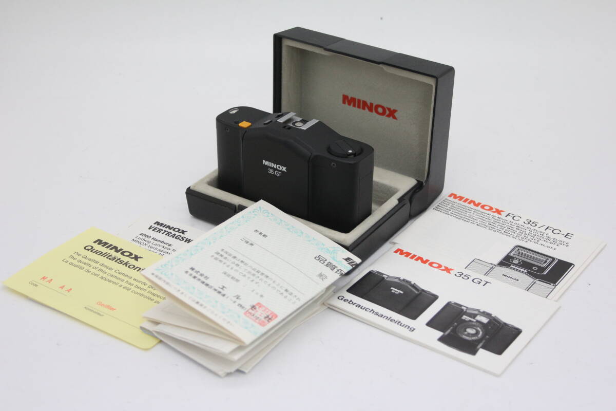 Y1066 ミノックス Minox 35 GT コンパクトカメラ ハードケース付き ジャンクの画像1