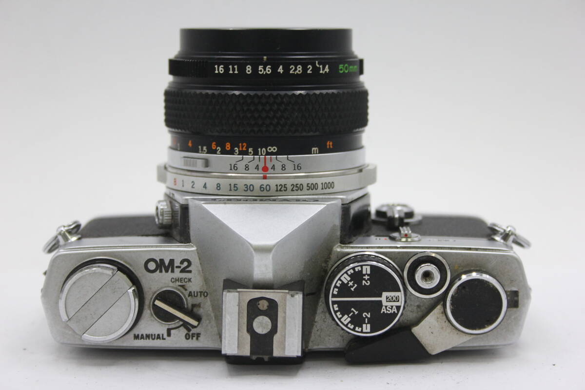 Y1082 オリンパス Olympus OM-2 OM-System G.Zuiko Auto-S 50mm F1.4 フィルムカメラ ボディレンズセット ジャンク_画像6