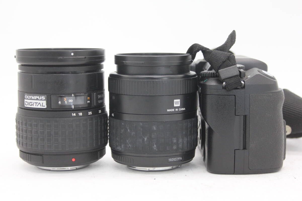 Y1120 オリンパス Olympus E-300 Zuiko Digital 14-45mm F3.5-5.6 など含む デジタル一眼 ボディ・レンズ2個セット ジャンク_画像5