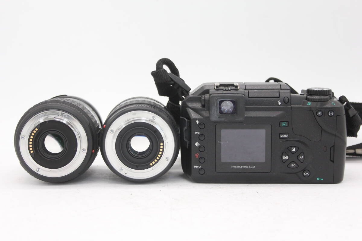 Y1120 オリンパス Olympus E-300 Zuiko Digital 14-45mm F3.5-5.6 など含む デジタル一眼 ボディ・レンズ2個セット ジャンク_画像3