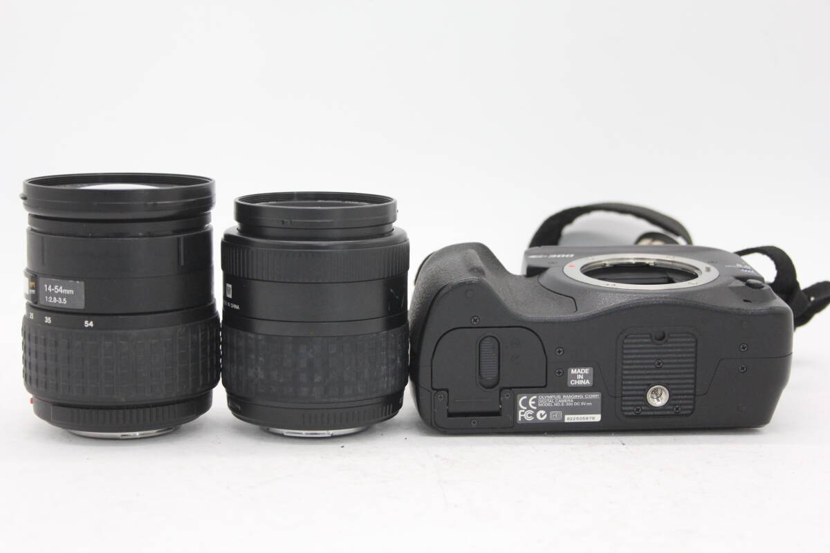 Y1120 オリンパス Olympus E-300 Zuiko Digital 14-45mm F3.5-5.6 など含む デジタル一眼 ボディ・レンズ2個セット ジャンク_画像6