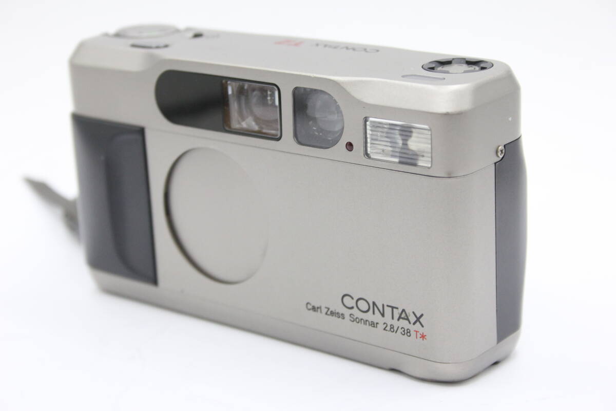 Y1170 コンタックス Contax T2 Carl Zeiss Sonnar 38mm F2.8 T＊ コンパクトカメラ Data Back 付き ジャンク_画像1