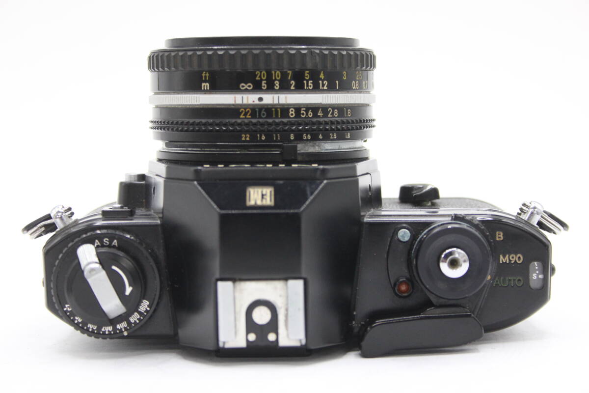 Y1197 ニコン Nikon EM Nikkor AI-s 50mm F1.8 フィルムカメラ ボディレンズセット ジャンク_画像6