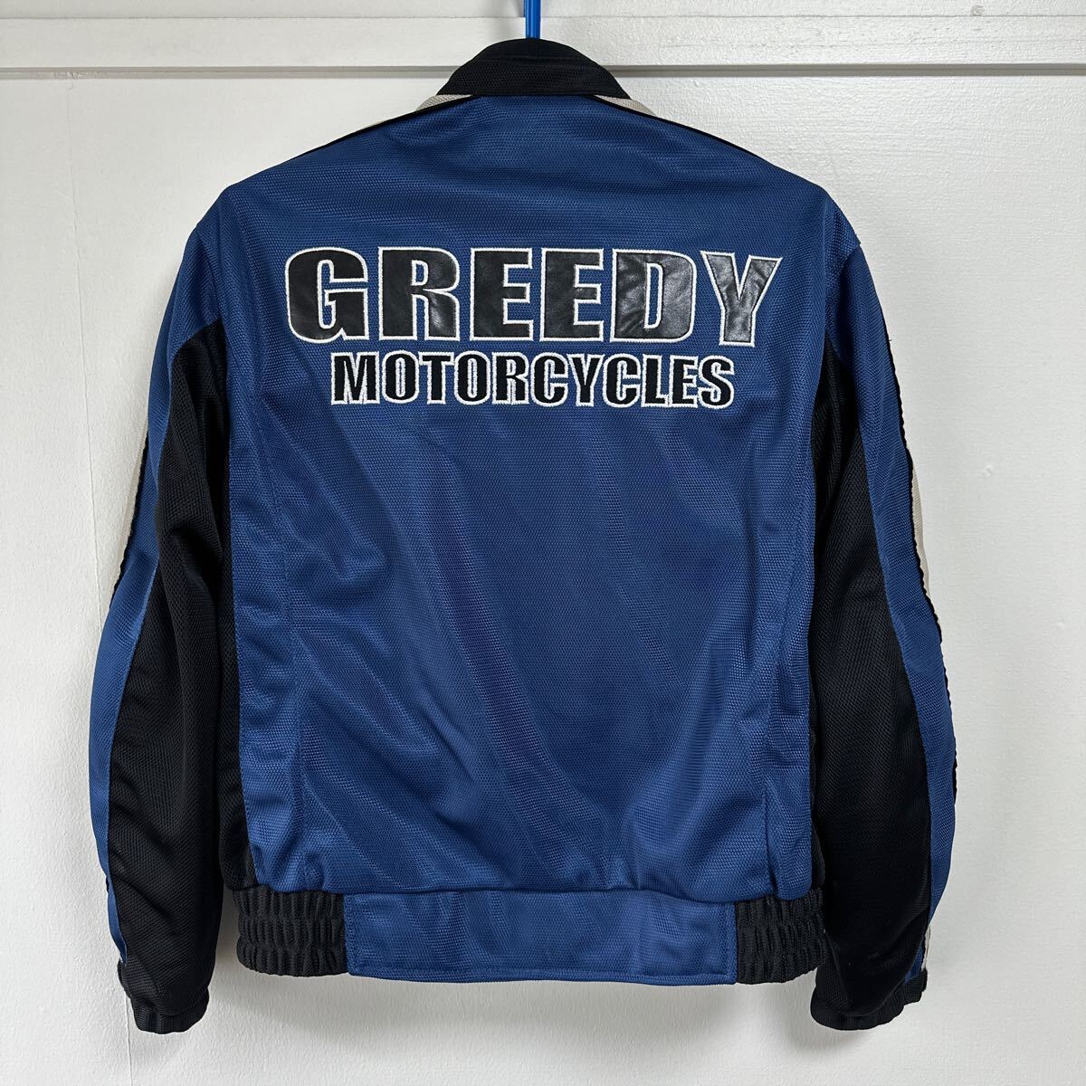 新品 GREEDY メッシュジャケット Lサイズ 青色