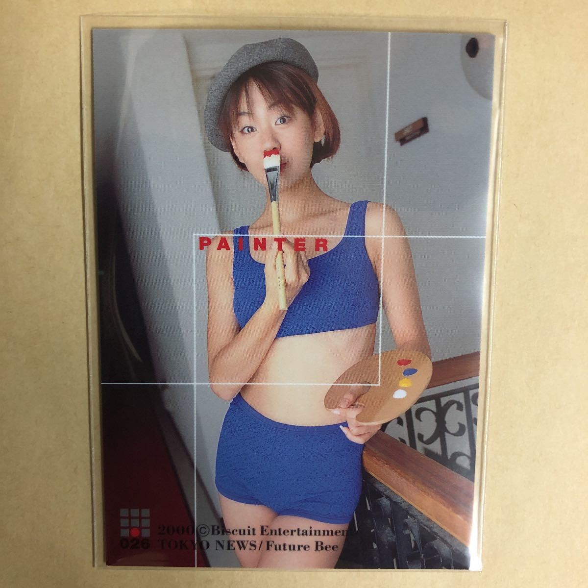 金子さやか GENICA 2000 トレカ アイドル グラビア カード 026 タレント トレーディングカード_画像1