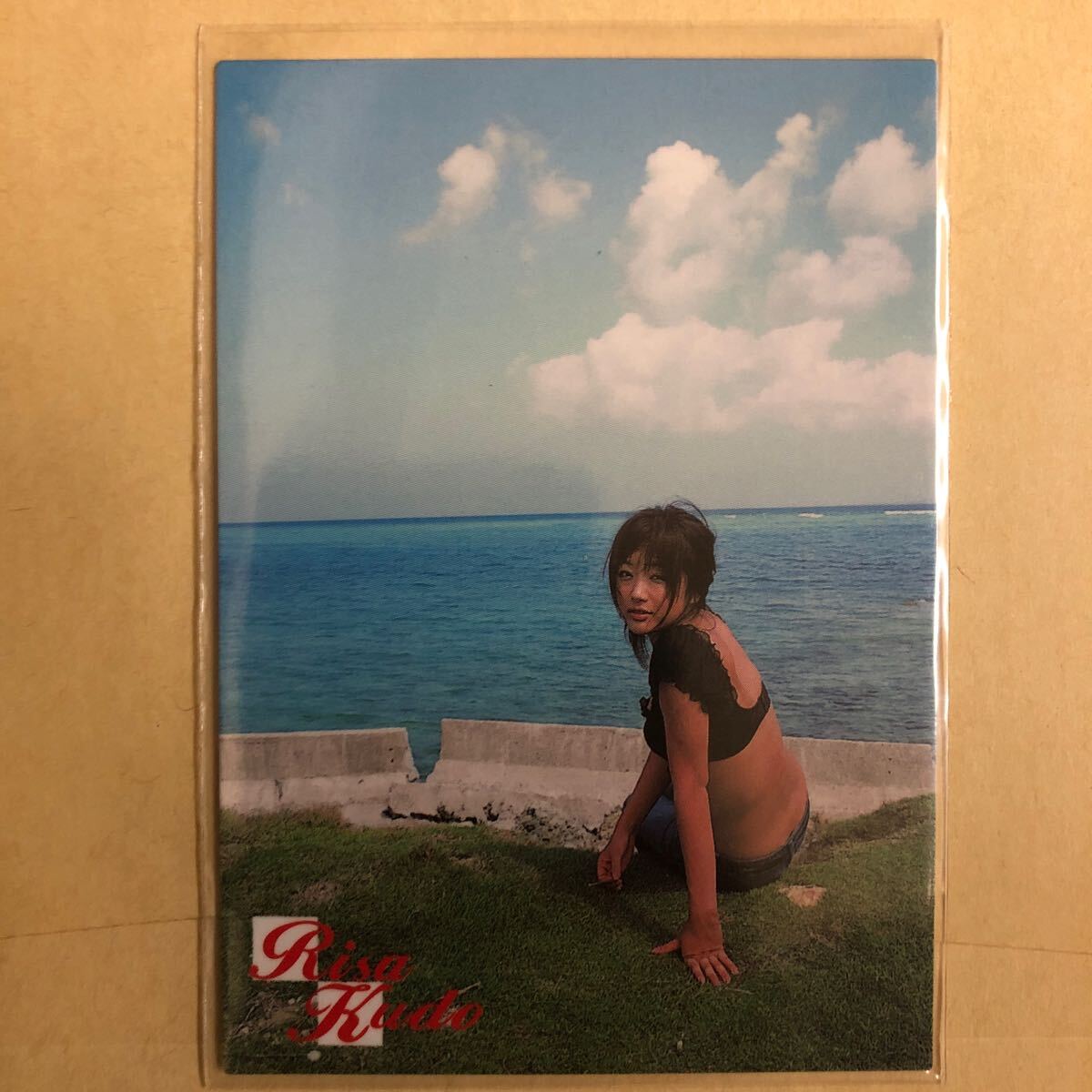 工藤里紗 2006 ヒッツ トレカ アイドル グラビア カード 078 タレント トレーディングカード_画像1