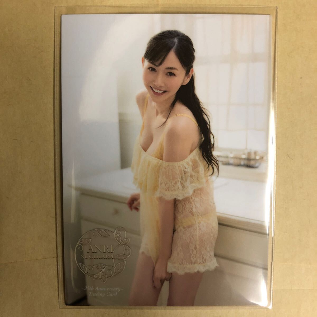 杉原杏璃 25th記念 トレカ アイドル グラビア カード 下着 RG31 タレント トレーディングカード_画像1