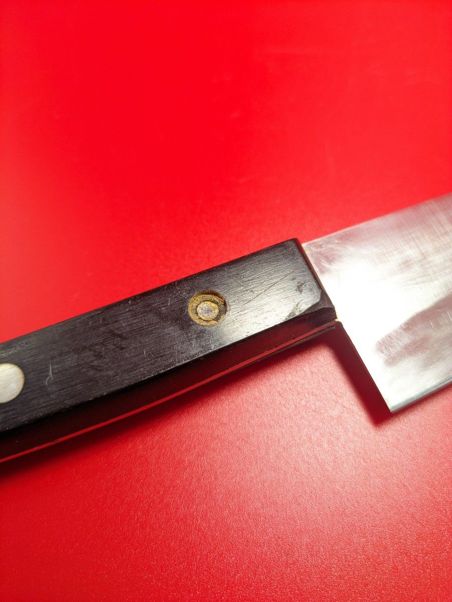 232　片刃　シェフナイフ　牛刀　195mm　研ぎ済み　包丁　キッチン　調理器具