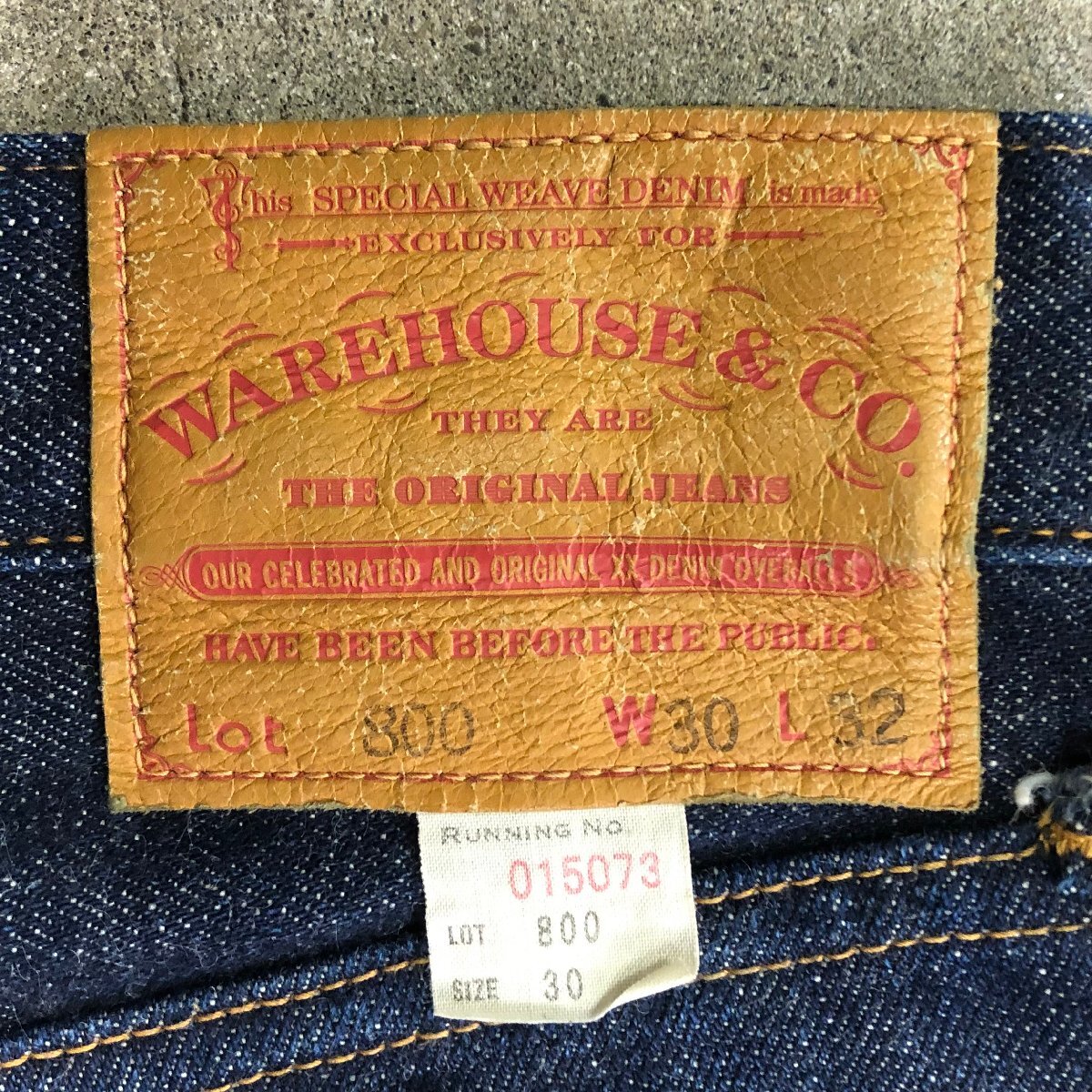 WAREHOUSE ウエアハウス Lot 800 デニムパンツ W30L32_画像3