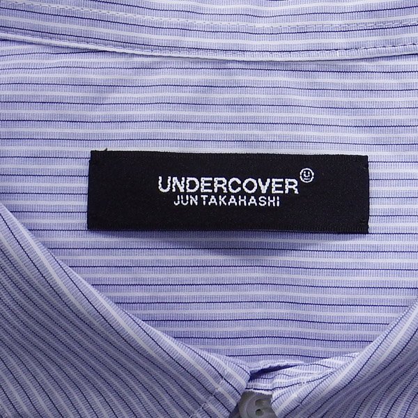 極美品 23ss UNDERCOVER ストライプコラージュ半袖シャツ UC1C4406-3 4 アンダーカバー_画像4