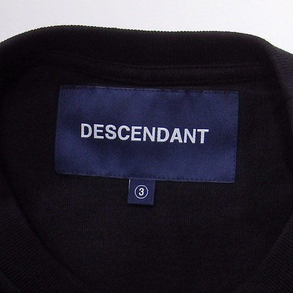 未使用品 23ss DESCENDANT CACHALOT SS BLACK 3 ディセンダント カカロット Tシャツ ブラック_画像3