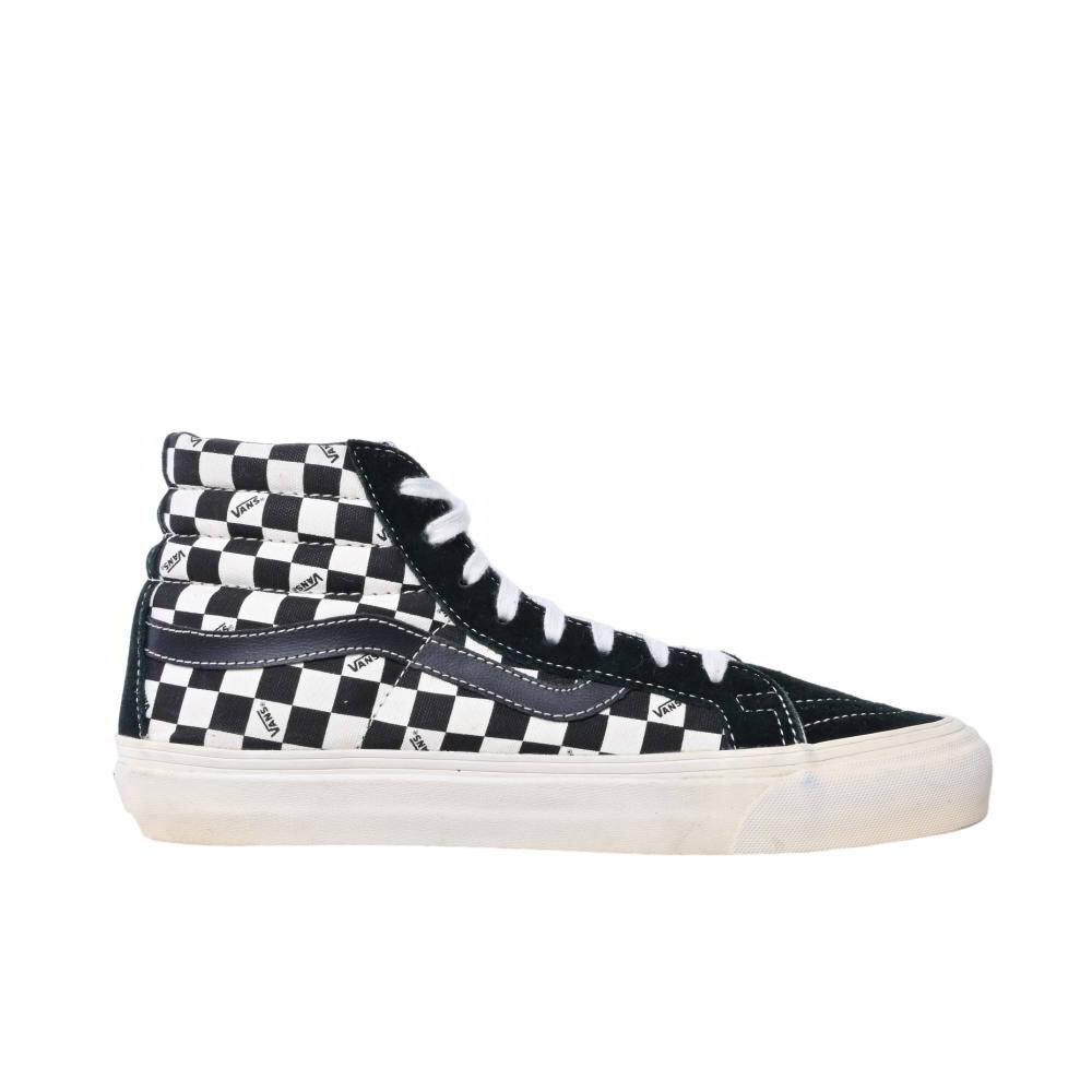 VANS チェッカーフラッグ SK8-Hi スニーカー US10 ブラック バンズ KL4BP2BU32_画像3