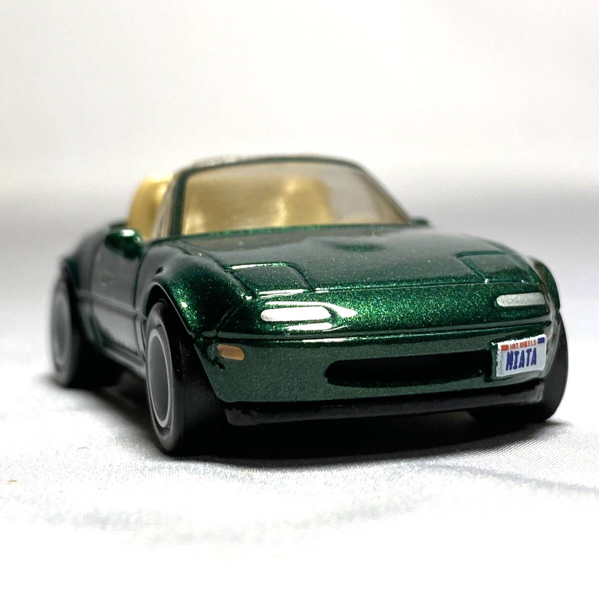 1/64 Hotwheels ★'91 MAZDA MX-5 MIATA ★ ロードスター グリーン リアルライダー RR MODERN CLASSICS ルース_画像2