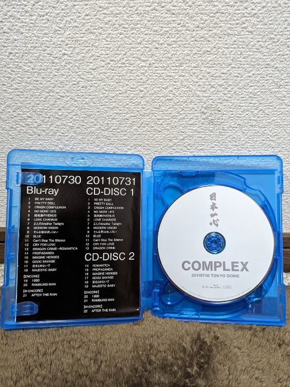 1 jpy ~ that time thing hard-to-find new goods unused Lawson complete reservation limited sale COMPLEX 20110730 Japan one heart Blu-ray record (1 sheets )+ Live CD record (2 sheets set ) bending eyes paper . go in 