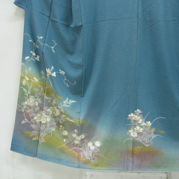* кимоно 10* 1 иен шелк tsukesage . длина 163cm.66cm [ включение в покупку возможно ] **