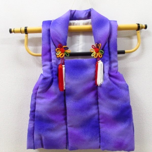 * кимоно 10* 1 иен .. ребенок кимоно для девочки "Семь, пять, три" . ткань * нижняя рубашка * мелкие вещи комплект . длина 75cm.38cm [ включение в покупку возможно ] **