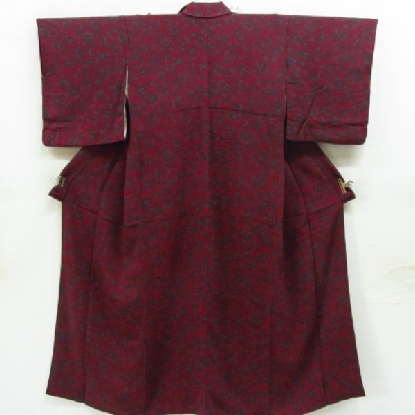 * kimono 10* 1 jpy silk fine pattern ...... length 157cm.63cm [ including in a package possible ] **