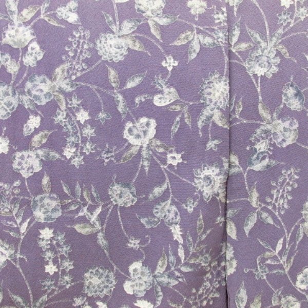 * kimono 10* 1 jpy silk fine pattern ... length 150cm.62.5cm [ including in a package possible ] **