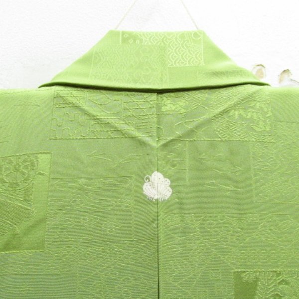 * кимоно 10* 1 иен шелк однотонная ткань один .. длина 164cm.65cm [ включение в покупку возможно ] **