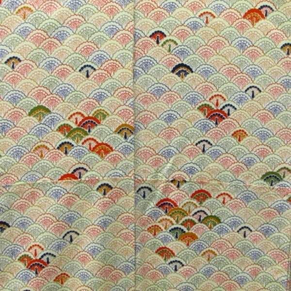 * kimono 10* 1 jpy .. fine pattern . length 155cm.64cm [ including in a package possible ] **