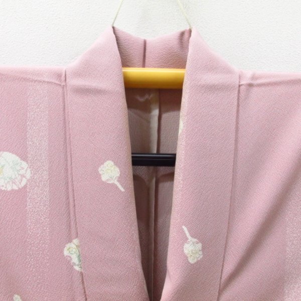 * kimono 10* silk fine pattern single . length 156cm.67cm [ including in a package possible ] ***