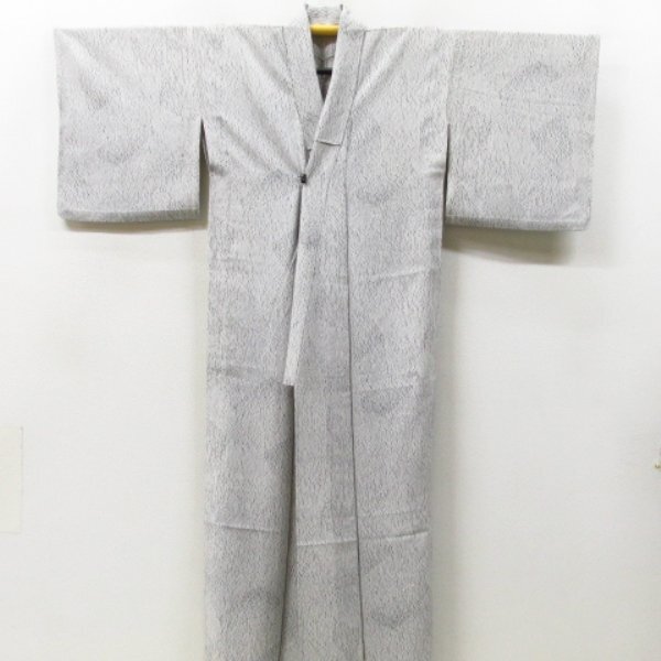 * kimono 10* 1 jpy silk fine pattern . aperture stop total aperture stop single . length 147cm.62.5cm [ including in a package possible ] **