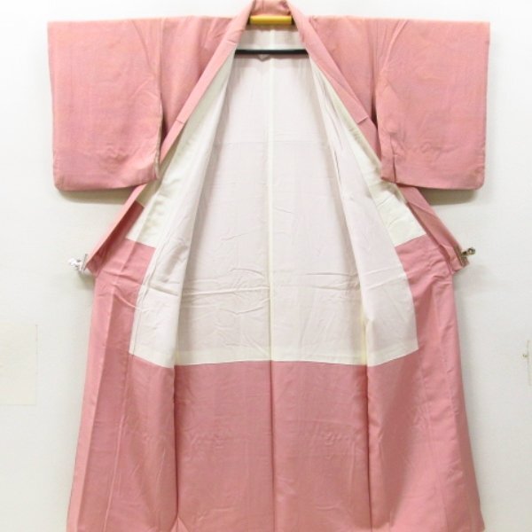 * kimono 10* 1 jpy silk fine pattern . length 160cm.64cm [ including in a package possible ] **