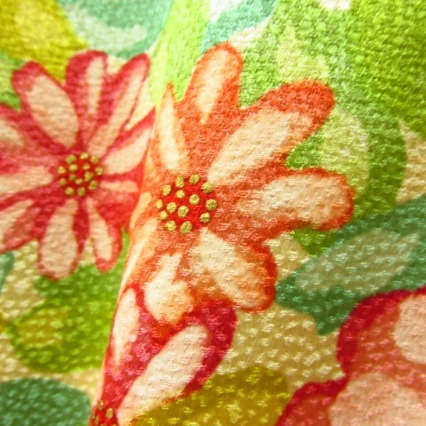 * kimono 10* 1 jpy silk feather woven . length 82cm.67cm [ including in a package possible ] **
