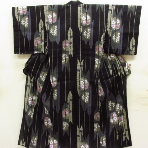 * kimono 10* 1 jpy cotton flax yukata length 171cm.69cm [ including in a package possible ] **