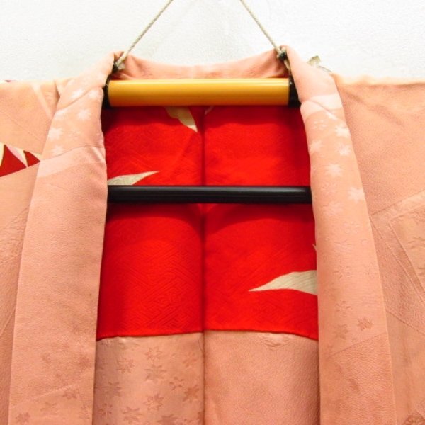 * кимоно 10* 1 иен шелк длина перо тканый античный вышивка один .. длина 83cm.62cm [ включение в покупку возможно ] **