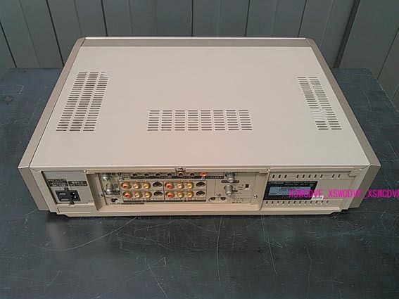 Victor S-VHS ビデオデッキ HR-X7 ビデオカセットレコーダー ジャンク(動作未確認)の画像3