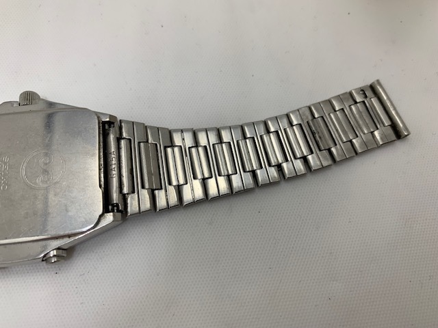 ☆1000円スタート☆ SEIKO セイコー アナデジ ハイブリッド シルバーウェーブ メンズ 黒文字盤 H357-5140 腕時計　◆24896_画像6