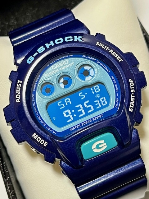 CASIO G-SHOCK DW-6900CC-2JF Crazy Colors （クレイジーカラーズ）ブルー_画像5